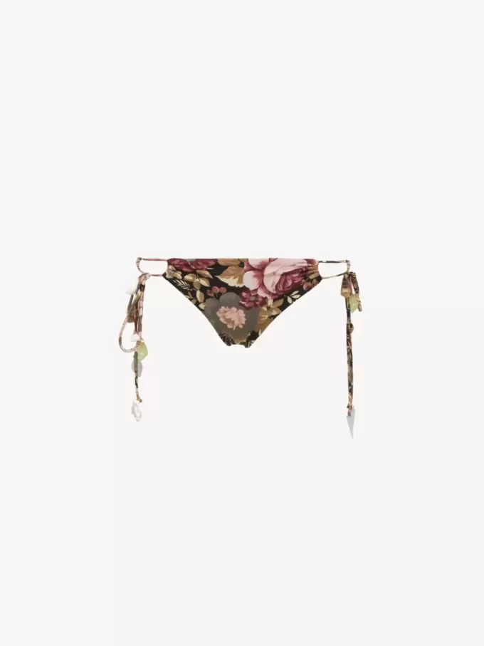 Bas de bikini à imprimé rose Bas de bikini à imprimé rose