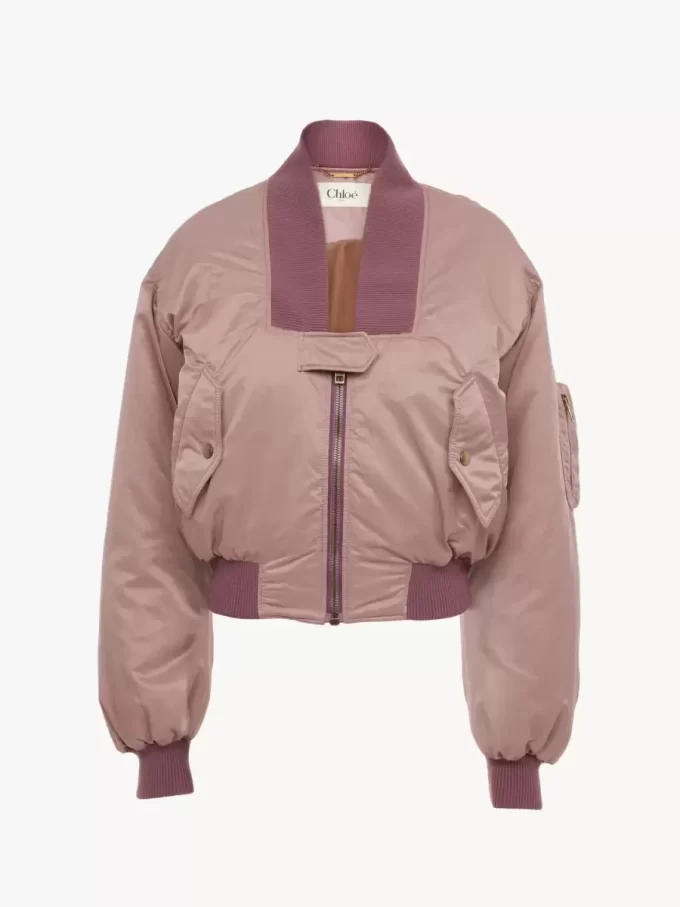 Blouson aviateur en nylon