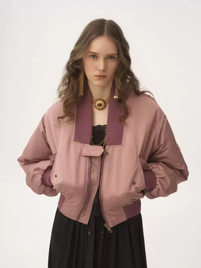 Blouson aviateur en nylon