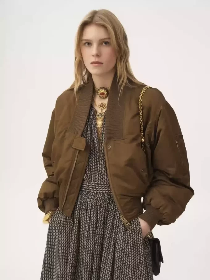 Blouson aviateur en nylon