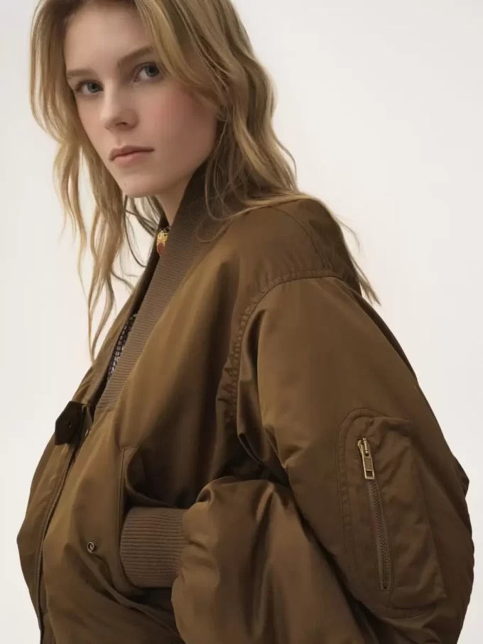 Blouson aviateur en nylon