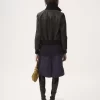 Blouson court en cuir