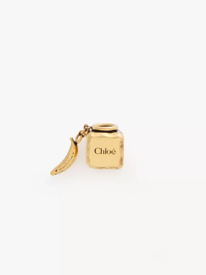 Bracelet breloque Cube Banana Dice en laiton