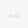 Bralette à fines bretelles à volants en dentelle brodée Bralette à fines bretelles à volants en dentelle brodée