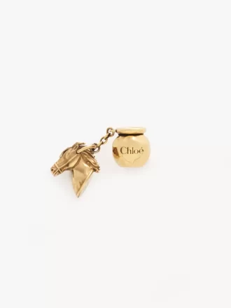 Breloque pour bracelet Sphère Cheval Dés en laiton