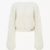 Cardigan col rond en maille laine et cachemire Cardigan col rond en maille laine et cachemire