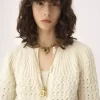 Cardigan col rond en maille laine et cachemire Cardigan col rond en maille laine et cachemire