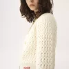 Cardigan col rond en maille laine et cachemire Cardigan col rond en maille laine et cachemire