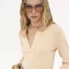 Chemise Henley en jersey de coton Chemise Henley en jersey de coton