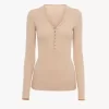 Chemise Henley en tricot de laine mérinos Chemise Henley en tricot de laine mérinos