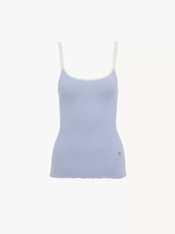 Débardeur ajusté en coton Débardeur ajusté en coton
