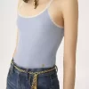 Débardeur ajusté en coton Débardeur ajusté en coton