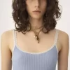 Débardeur ajusté en coton Débardeur ajusté en coton