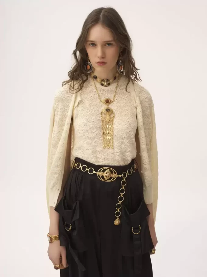Ensemble Twin en tricot coton-soie