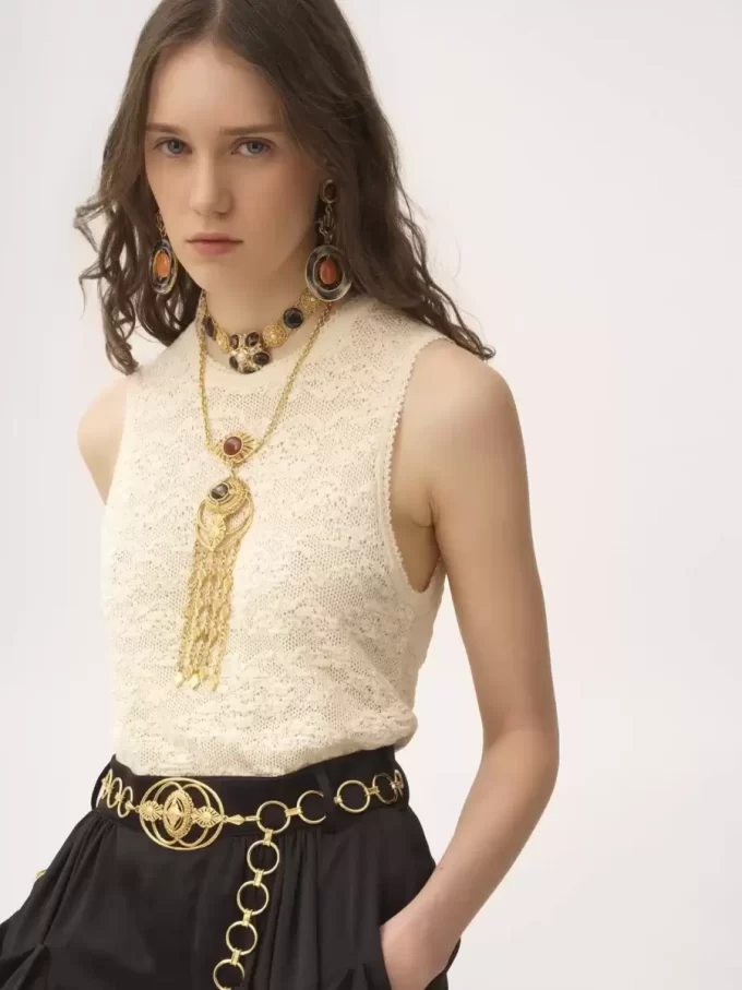 Ensemble Twin en tricot coton-soie