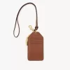 Etiquette banane en cuir brillant