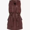 Gilet utilitaire en cuir Gilet utilitaire en cuir