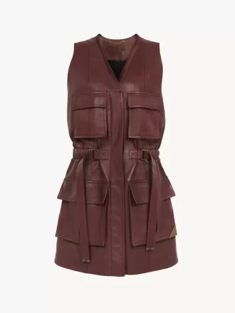 Gilet utilitaire en cuir