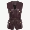 Gilet utilitaire en cuir