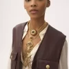 Gilet utilitaire en cuir