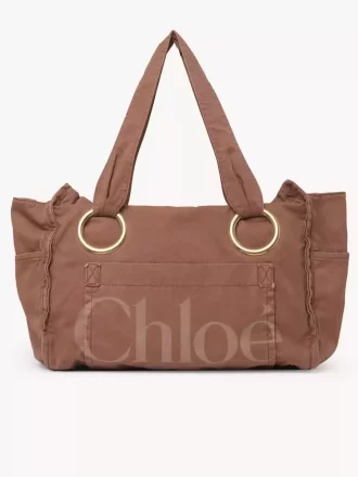 Grand cabas Chloé Plage en coton