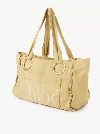 Grand cabas Chloé Plage en coton