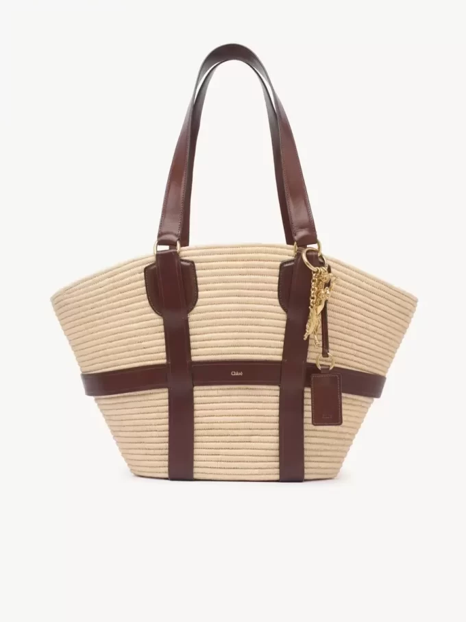 Grand panier Kerala 25 en raphia