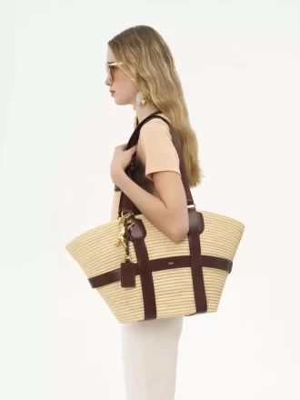 Grand panier Kerala 25 en raphia