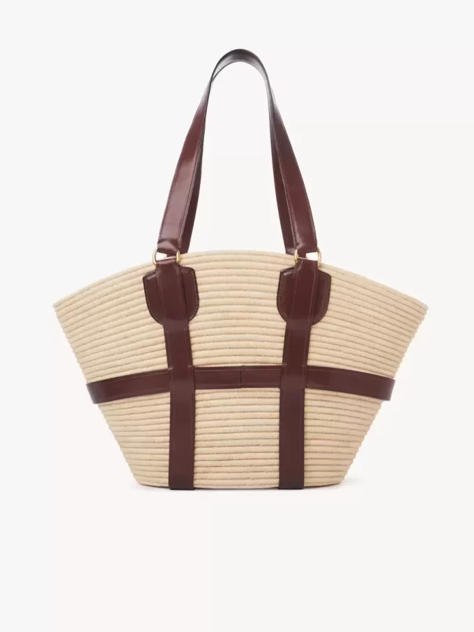Grand panier Kerala 25 en raphia
