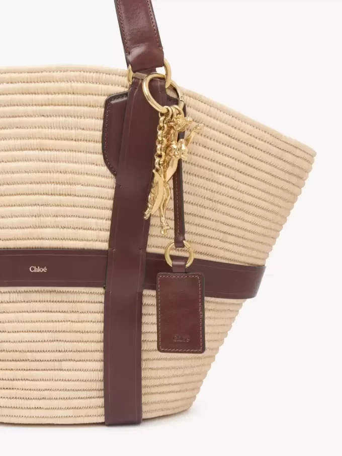 Grand panier Kerala 25 en raphia