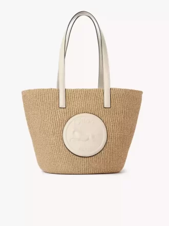 Grand panier à médailles de cheval en fibres naturelles
