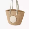 Grand panier à médailles de cheval en fibres naturelles