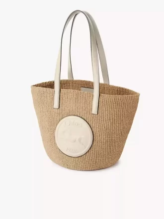 Grand panier à médailles de cheval en fibres naturelles