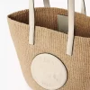 Grand panier à médailles de cheval en fibres naturelles