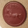 Grand panier à médailles de cheval en fibres naturelles