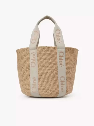 Grand panier Woody en fibres naturelles