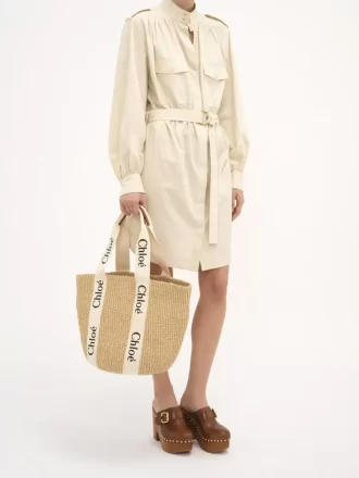 Grand panier Woody en fibres naturelles