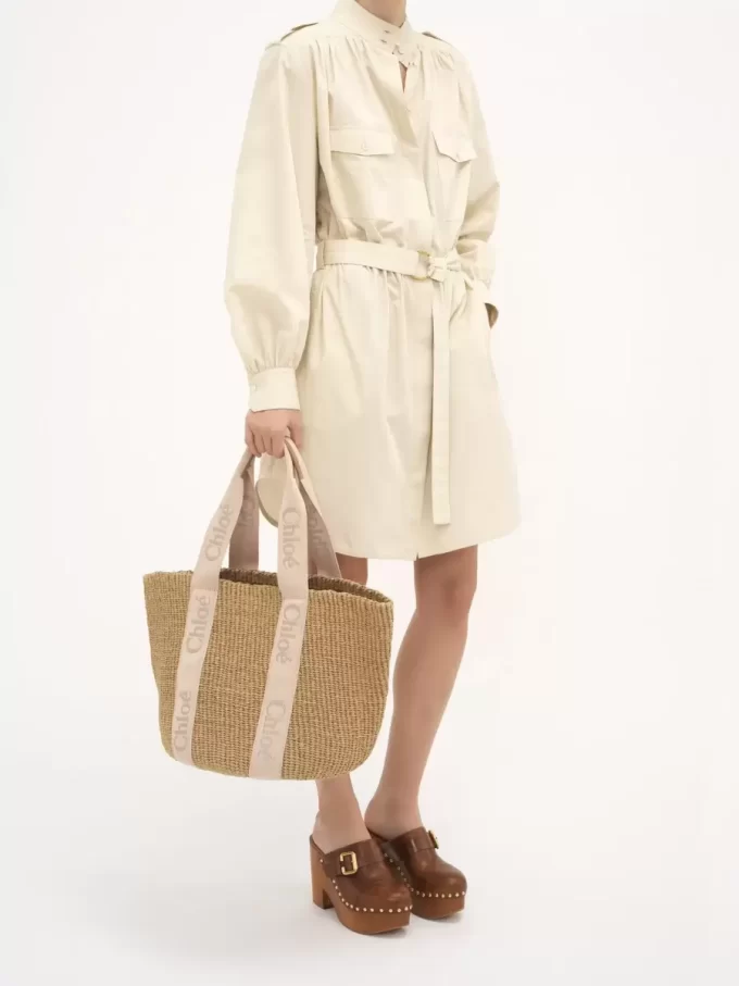 Grand panier Woody en fibres naturelles