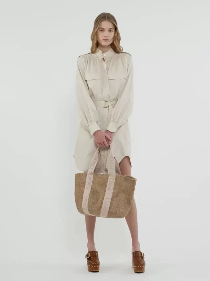 Grand panier Woody en fibres naturelles