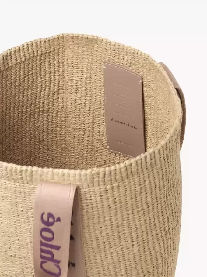 Grand panier Woody en fibres naturelles
