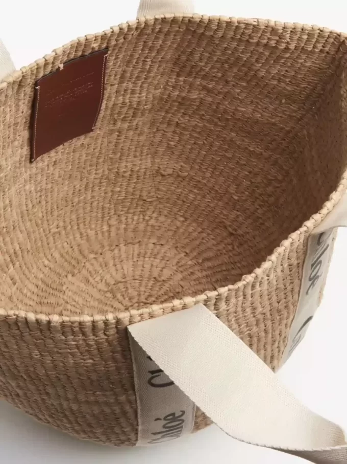 Grand panier Woody en fibres naturelles