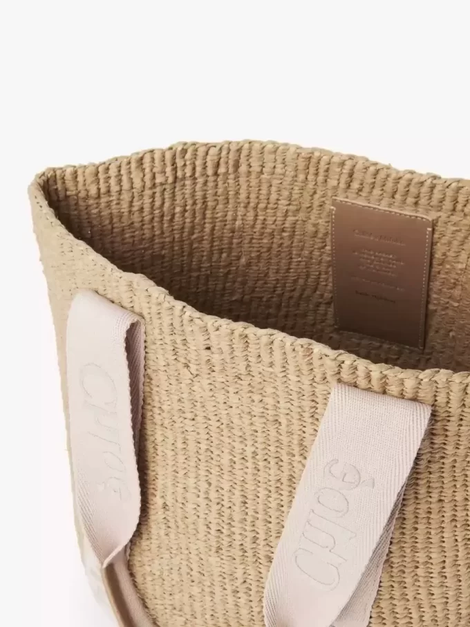 Grand panier Woody en fibres naturelles