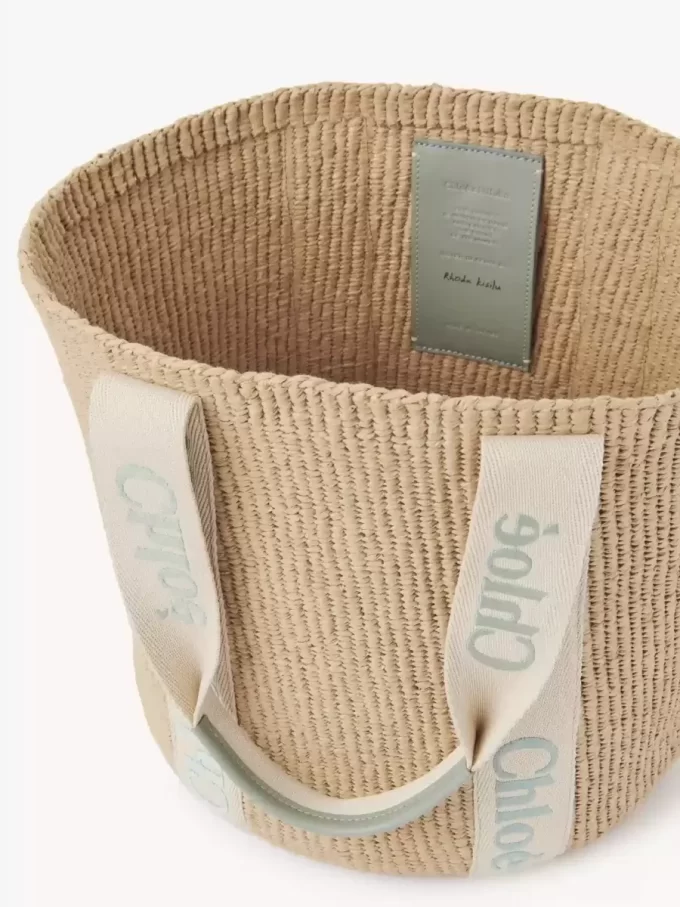 Grand panier Woody en fibres naturelles