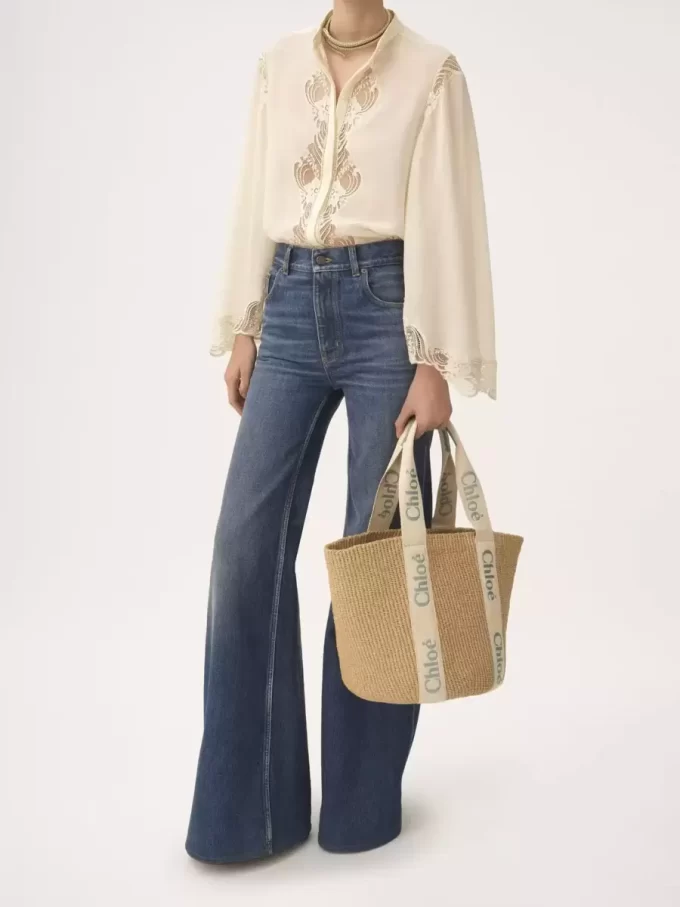 Grand panier Woody en fibres naturelles