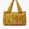 Grand sac cabas Chloé Plage en éponge jacquard Grand sac cabas Chloé Plage en éponge jacquard