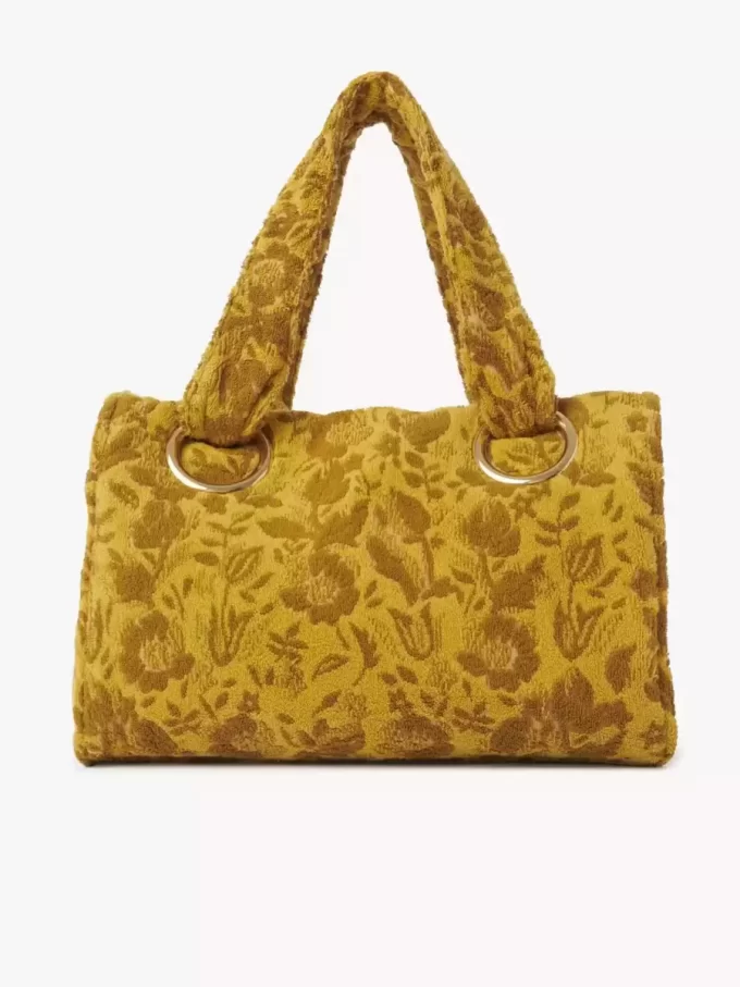 Grand sac cabas Chloé Plage en éponge jacquard Grand sac cabas Chloé Plage en éponge jacquard