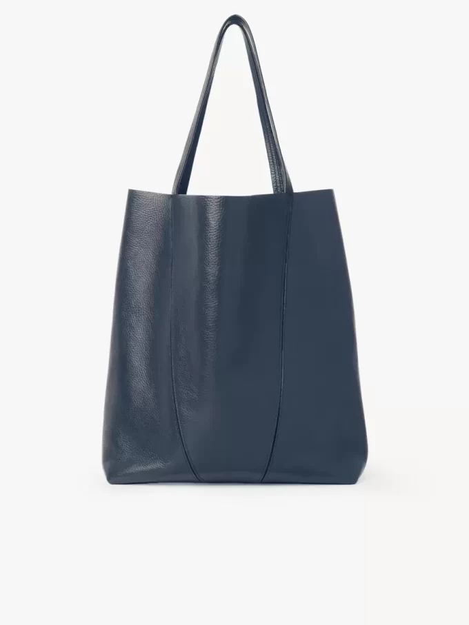 Grand sac cabas Chloé Spin en cuir grainé Grand sac cabas Chloé Spin en cuir grainé
