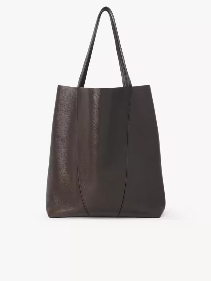 Grand sac cabas Chloé Spin en cuir grainé Grand sac cabas Chloé Spin en cuir grainé