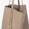 Grand sac cabas Chloé Spin en cuir grainé Grand sac cabas Chloé Spin en cuir grainé