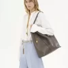 Grand sac cabas Chloé Spin en cuir grainé Grand sac cabas Chloé Spin en cuir grainé